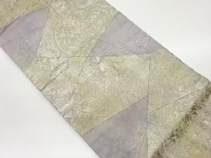 引箔切り嵌め風華紋に花唐草模様織出し名古屋帯